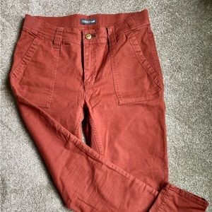 Toad & Co Earthworks Pant size 8, rust colored. Excellent condition.